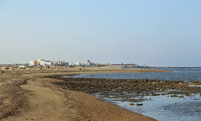 The Marsa Alam coast near El Naaba