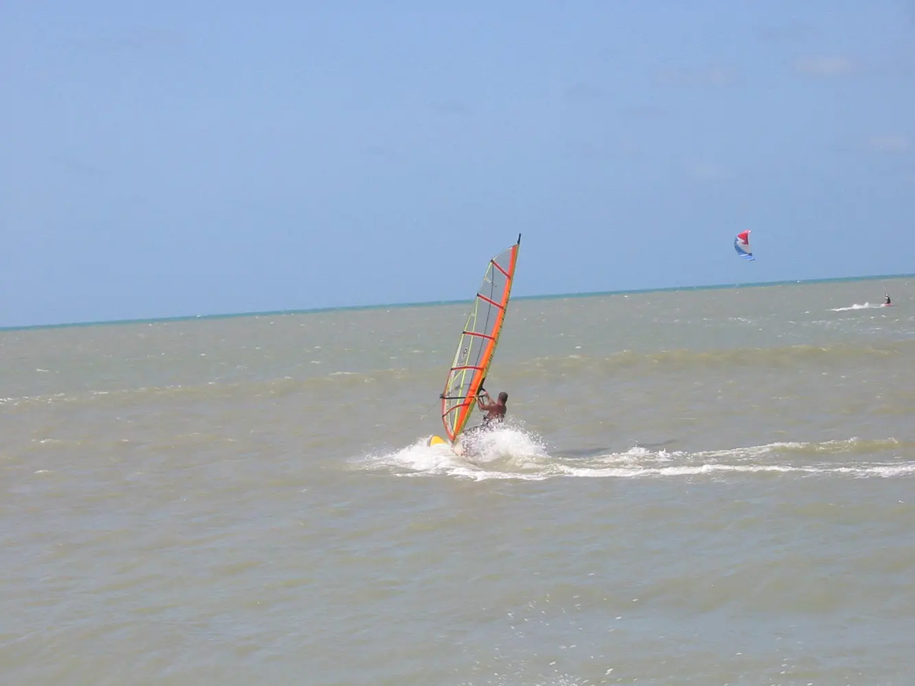 Windsurfer at São Miguel do Gostoso