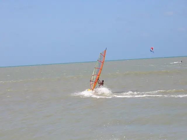 Windsurfer at São Miguel do Gostoso