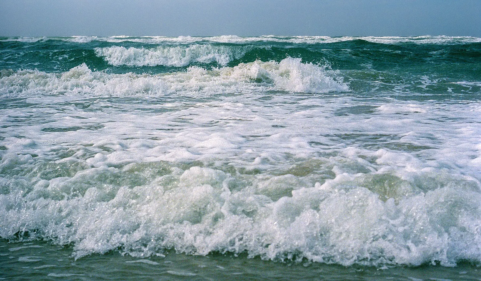 North Sea surf at Bergen aan Zee