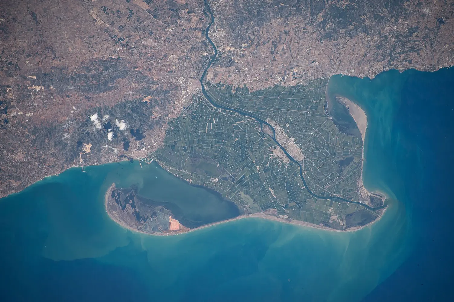 The Ebro Delta from orbit