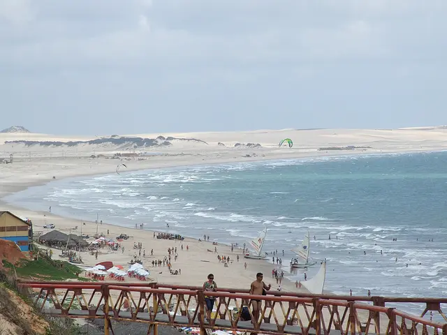 Kites at Canoa Quebrada, south of Fortim