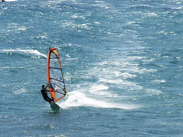 Windsurfing at Pozo Izquierdo