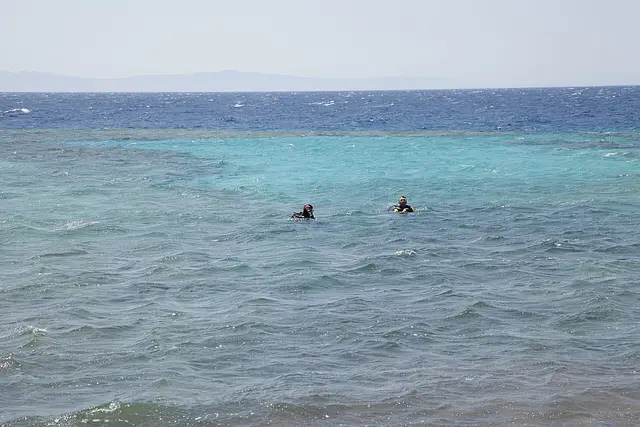 The Canyon lagoon at Dahab
