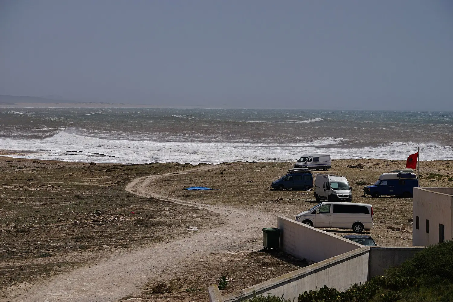 The beach at Moulay Bouzerktoun