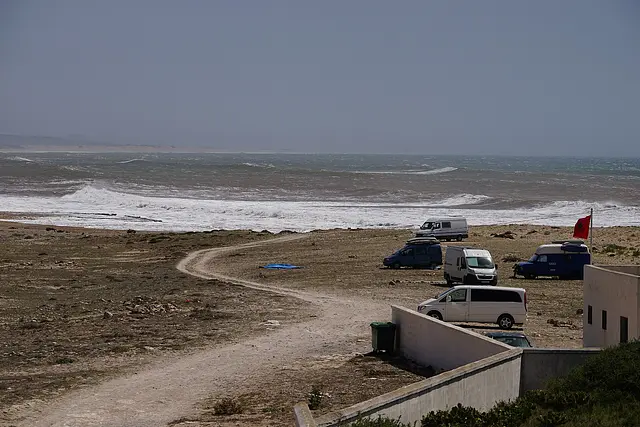 The beach at Moulay Bouzerktoun