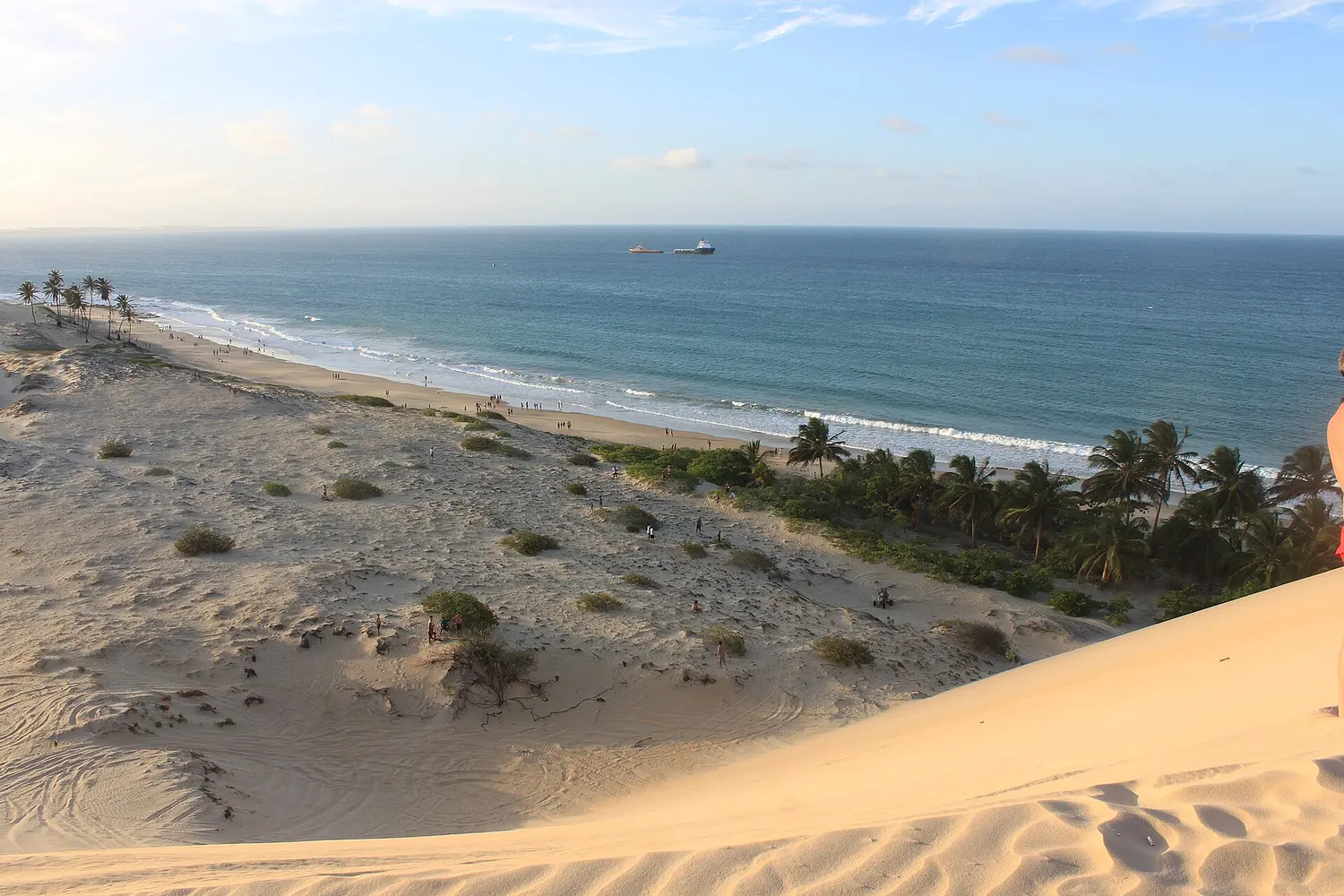 Praia do Vapor from the dune, Paracuru