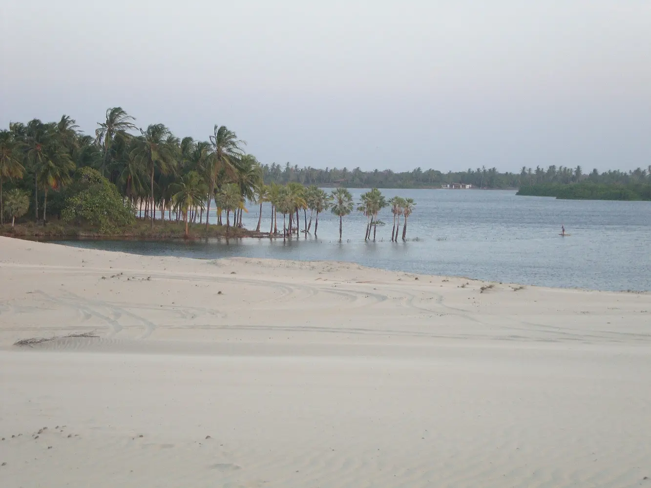 Lagoon and dunes near Parajuru