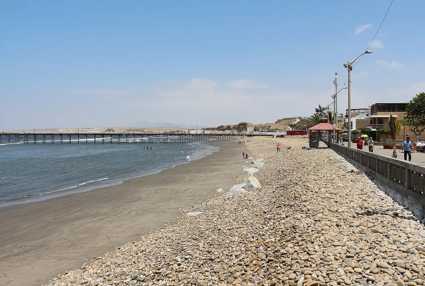 Pacasmayo beach and pier