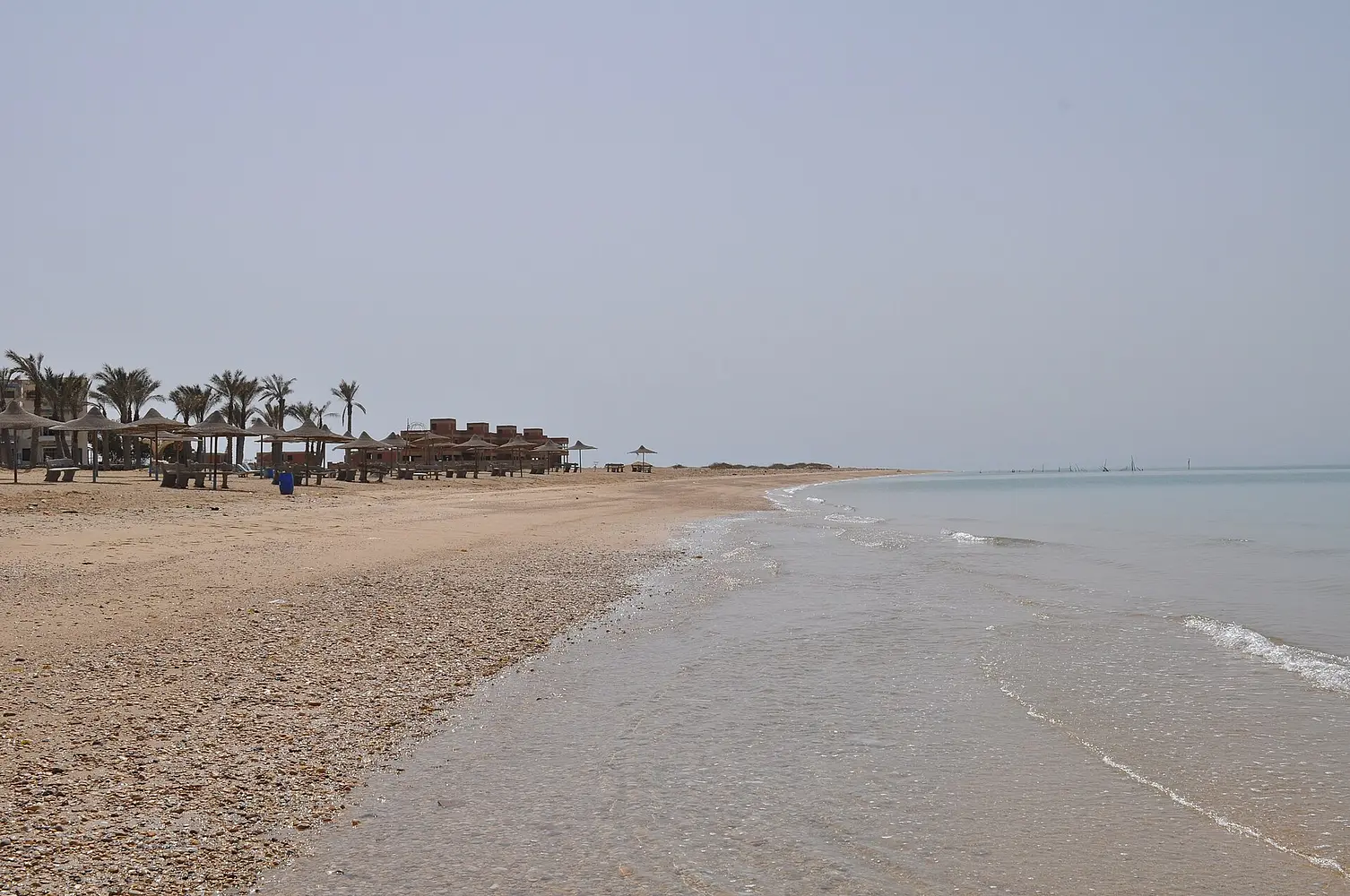 The beach at Ras Sudr