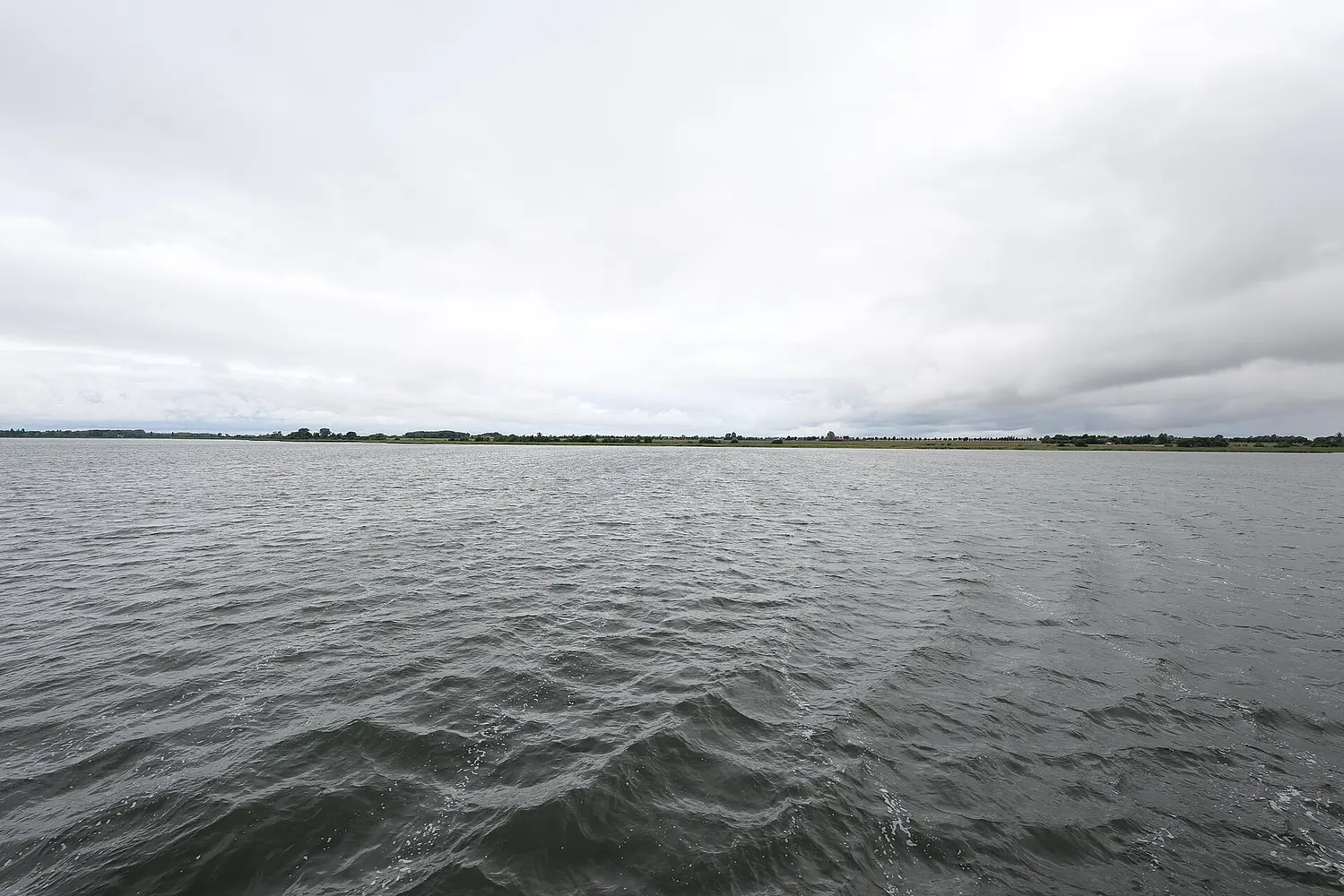 The Breeger Bodden from the Hiddensee ferry