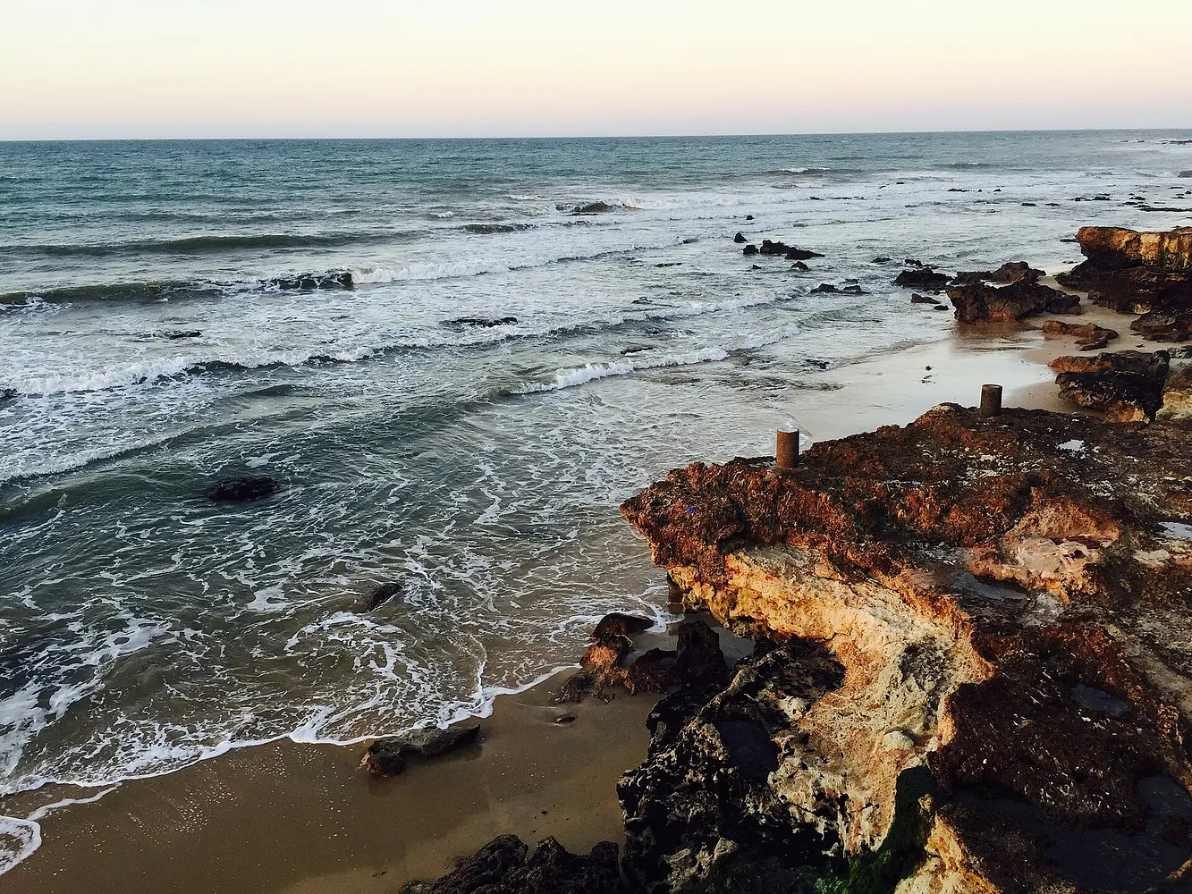 The reef at Praia da Taíba