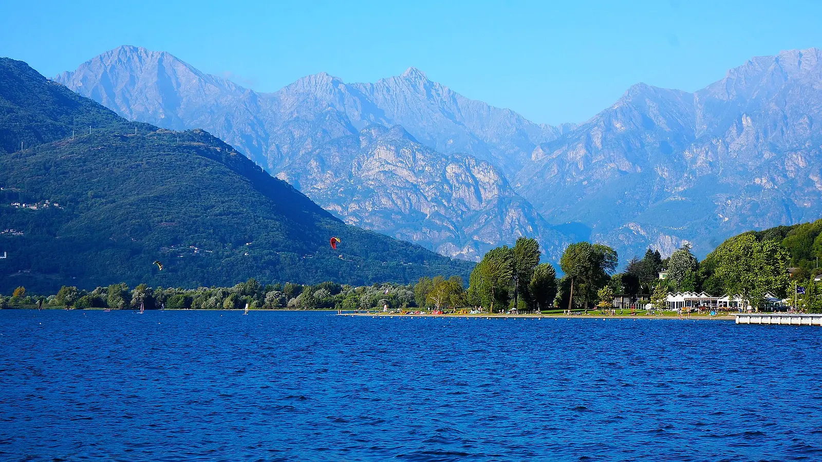The north end of Lake Como at Colico