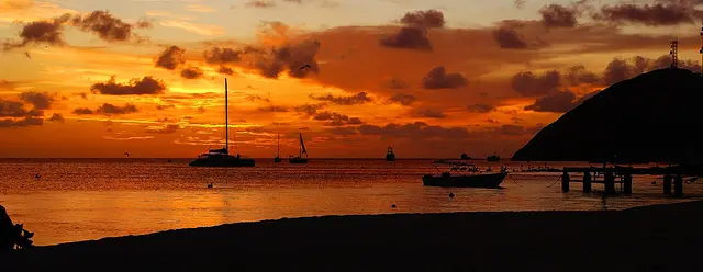 Sunset on Gran Roque, Los Roques
