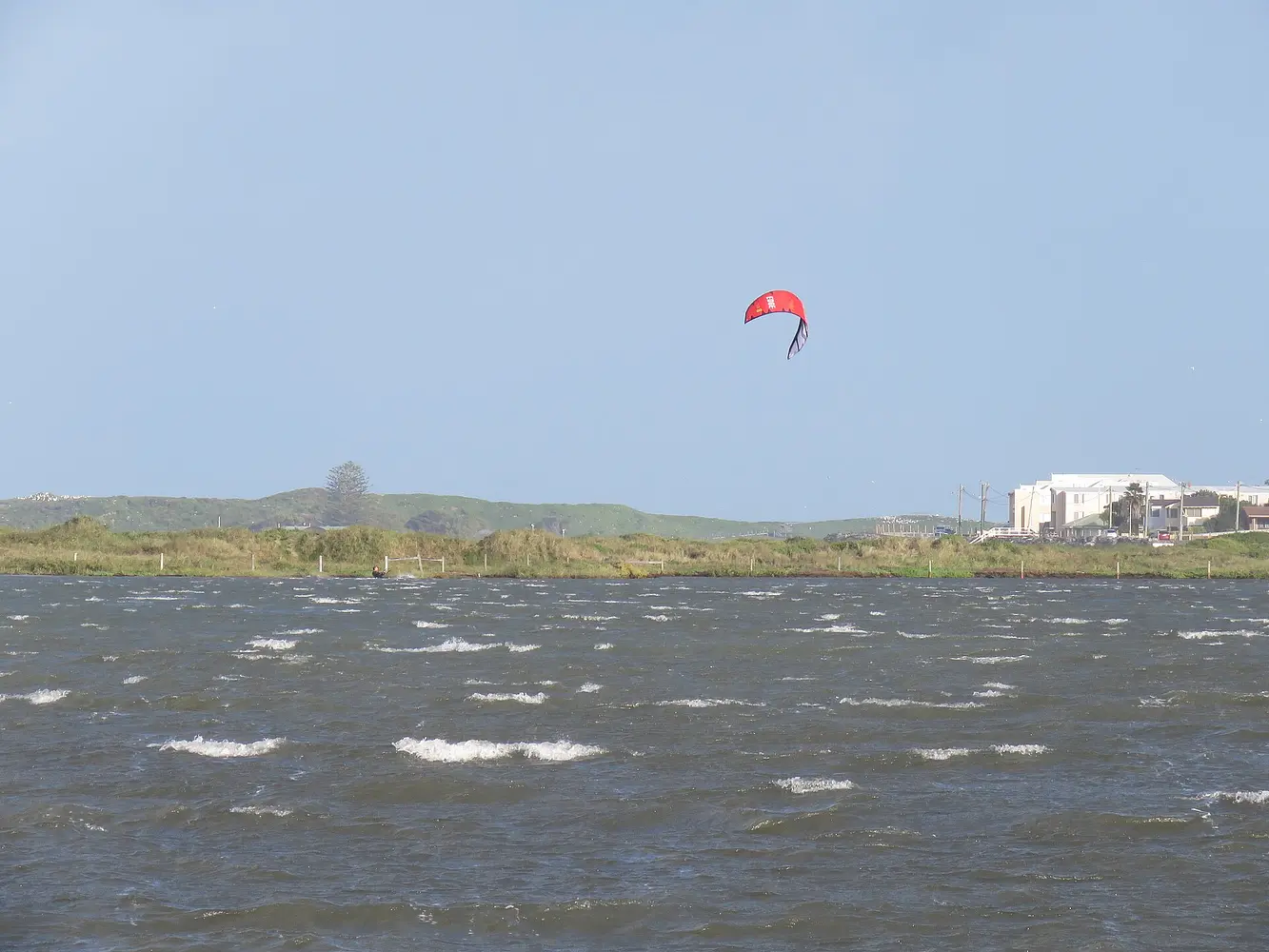 Kitesurfing at Safety Bay