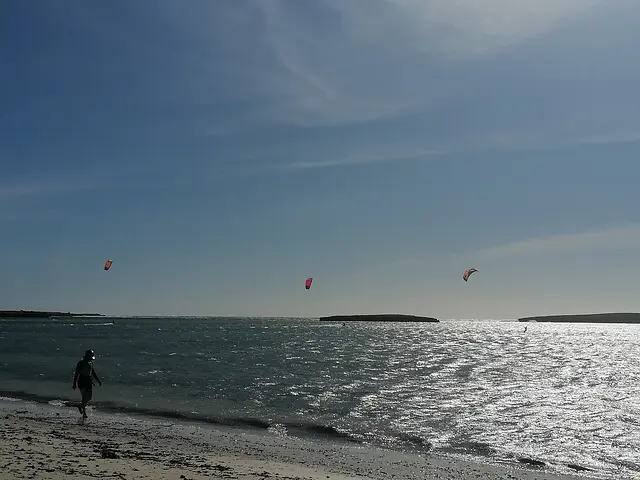Kites over Sakalava Bay
