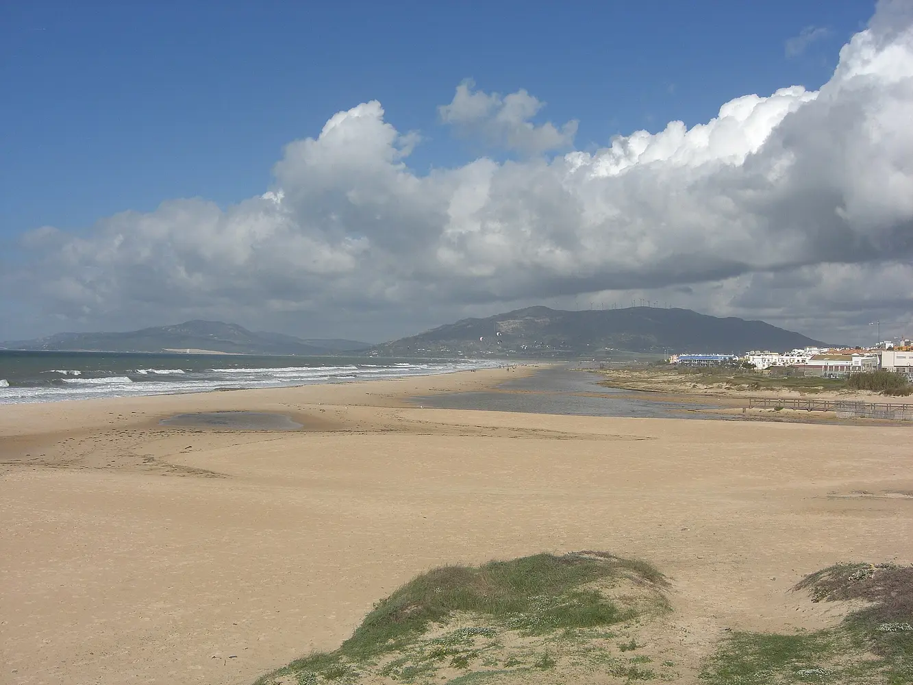 Playa de los Lances seen from the town